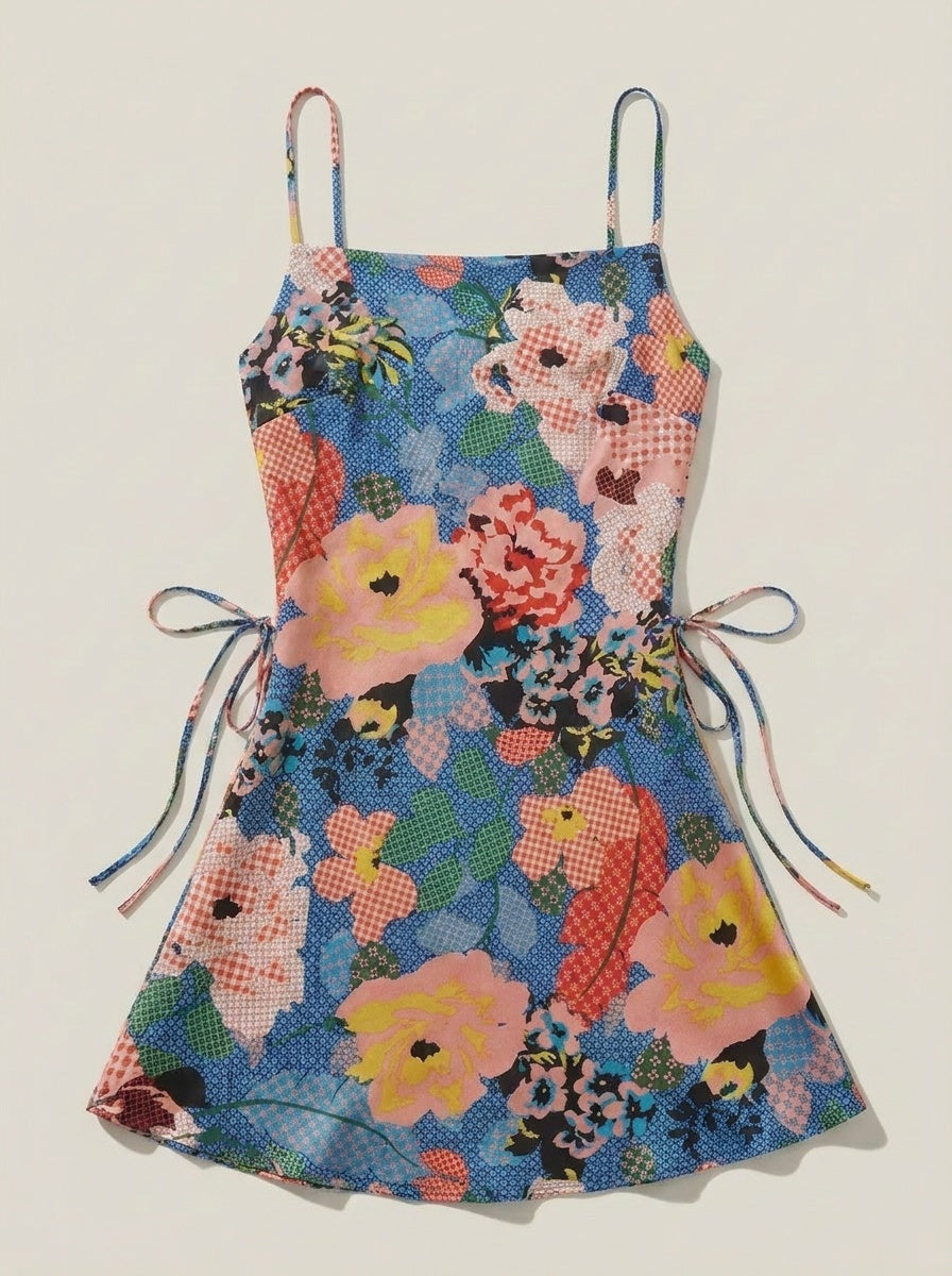 Princess Polly Mini Slip Dress with Front Bodice Cut-Out - photo 1